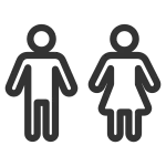 Male And Female SVG Icon